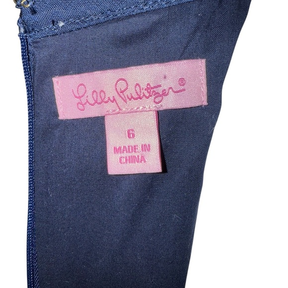 Lilly Pulitzer Sasha Shift Dress – Navy - Picture 5 of 9